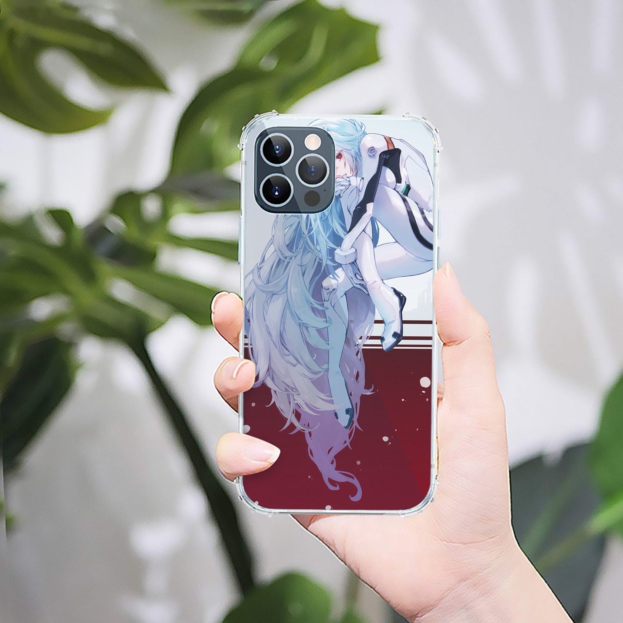 （画像用） EVA 新世紀エヴァンゲリオン 【iPhone 12シリーズ対応】透明スマホケース（クリアソフトケース）